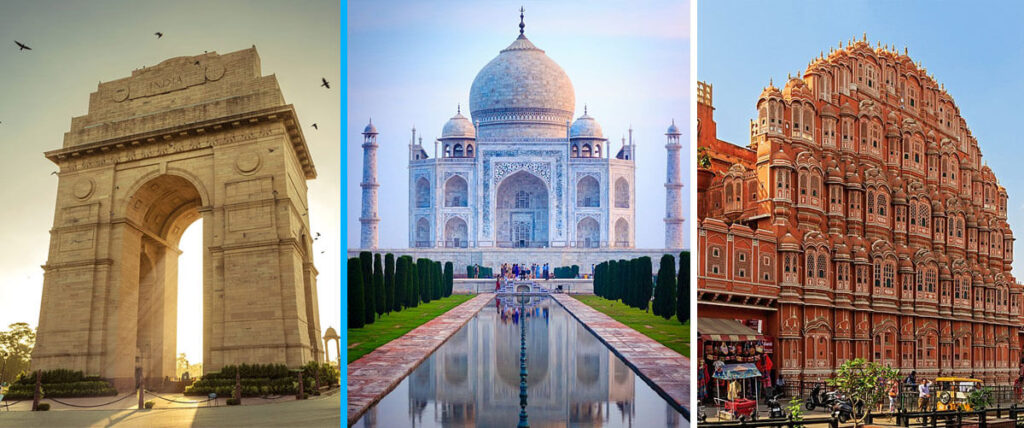 Delhi, Agra, Jaipur